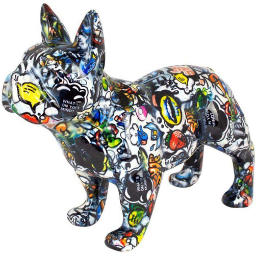 French Bulldog Jack | Money Box | Graffiti style