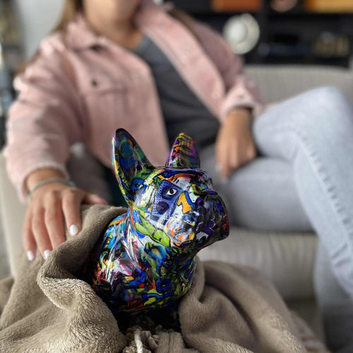 French Bulldog Jack | Money Box | Graffiti style
