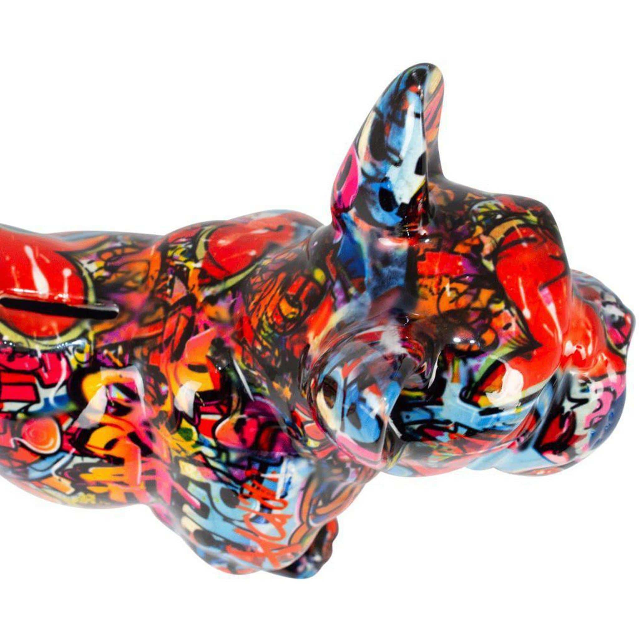 French Bulldog Jack | Money Box | Graffiti style