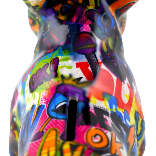 French Bulldog Jack | Money Box | Graffiti style