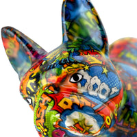 French Bulldog Jack | Money Box | Graffiti style