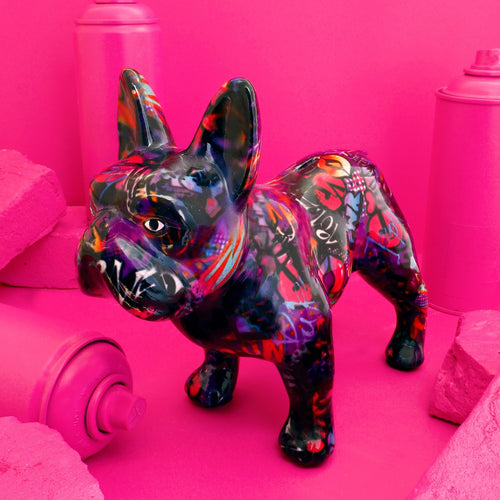 French Bulldog Jack | Money Box | Graffiti style